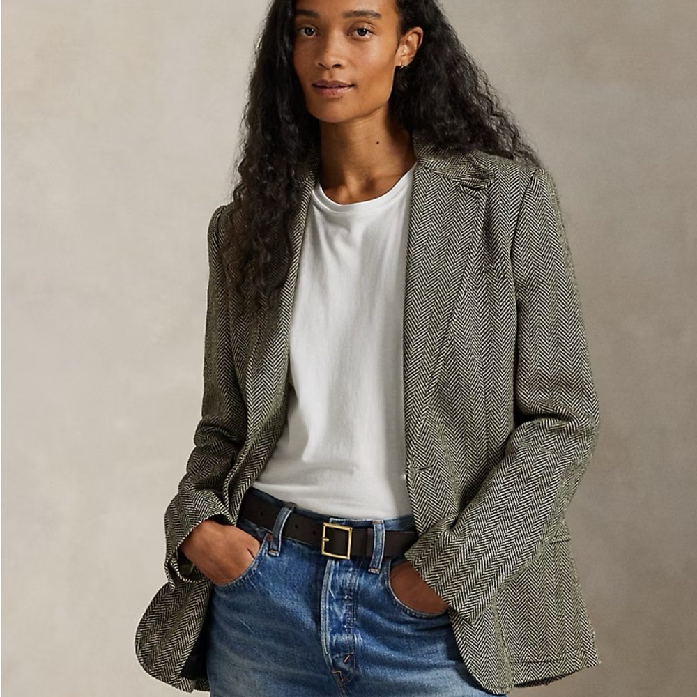 RL Women's Herringbone Blazer
